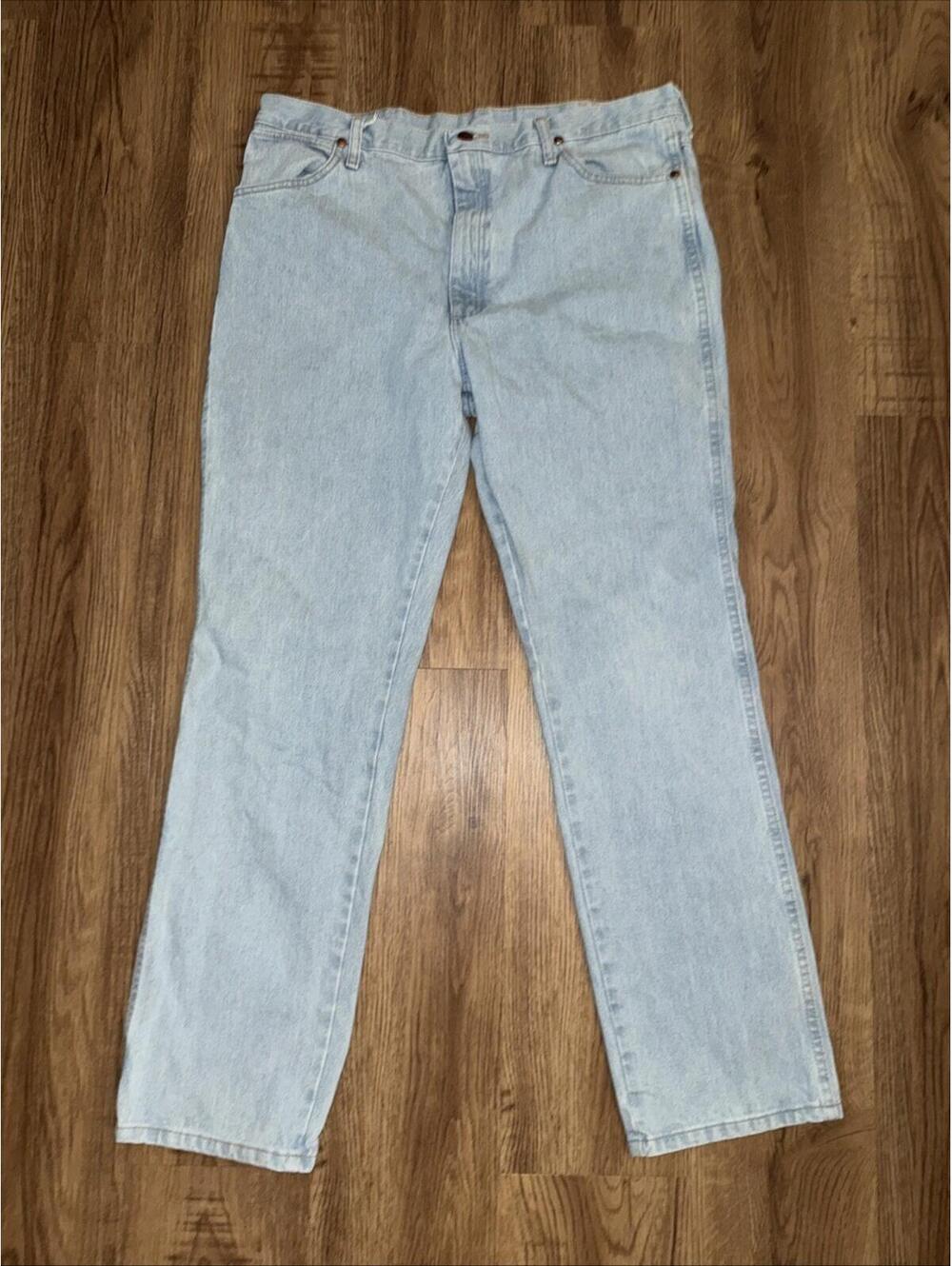 Wrangler Light Blue Straight Leg Jeans